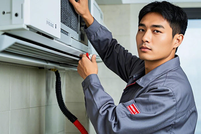 特灵空调上门清洗:专业清洗,解决制冷不良、漏水问题