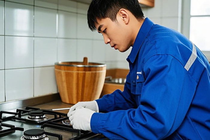 滨州市燃气灶上门清洗,去除油渍、解决火力不足