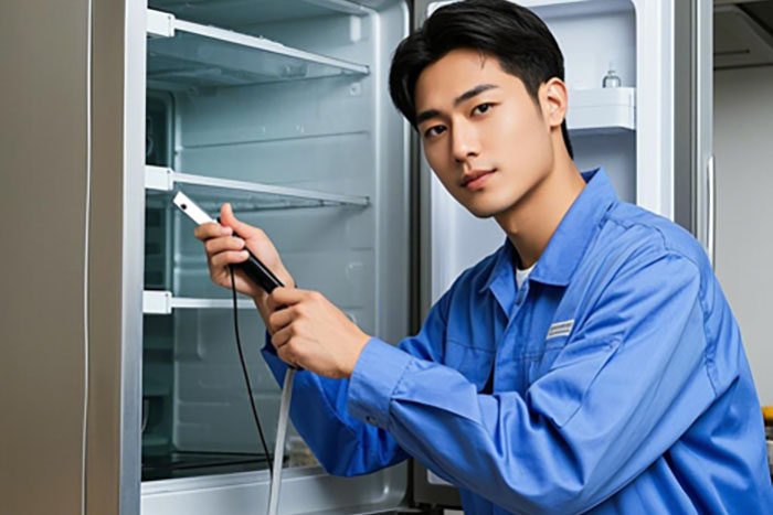 三菱电机冰箱检修:不启动、异味重解决