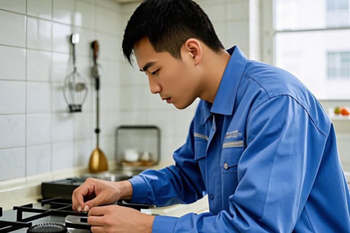 枣庄市网购燃气灶上门安装:专业处理点火慢、燃气泄漏问题