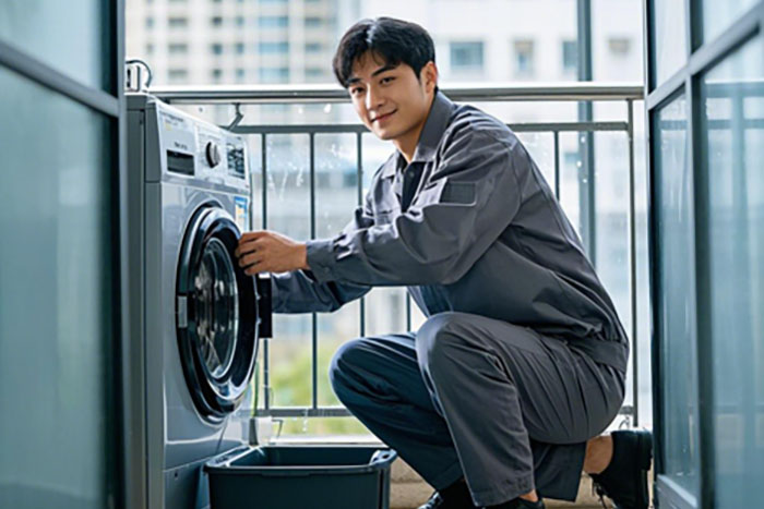德州市洗衣机上门清洗,清理积水、恢复洗涤效果