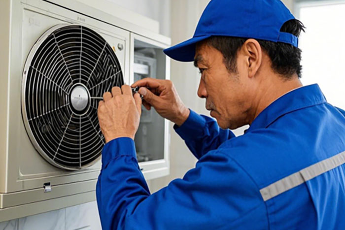 日照市空调上门清洗,彻底清除油渍、解决异味!