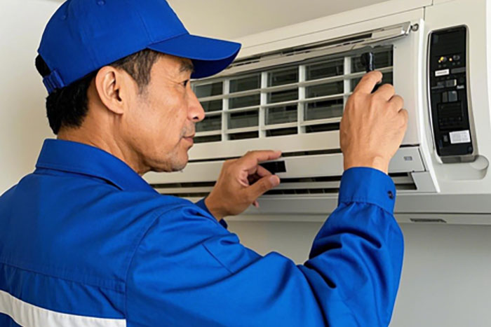 三洋空调上门清洗:彻底清洁,解决噪音大、制冷慢问题