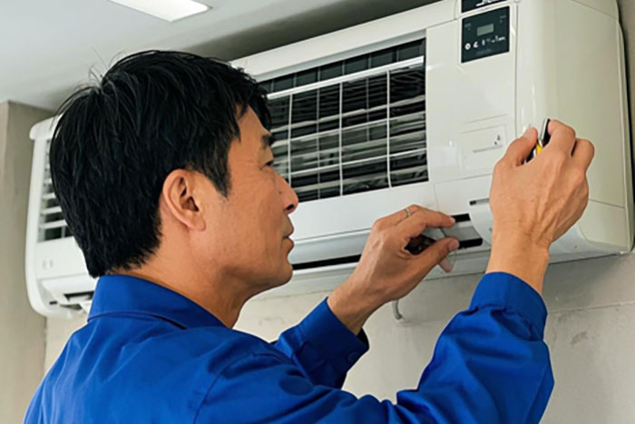 宣城市空调上门清洗,拆洗过滤网、清理冷凝器