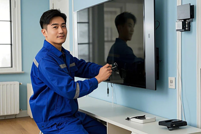 厦门市电视机安装挂墙电话,附近电视机安装师傅快速上门