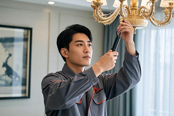 黄冈市灯具上门维修电话:台灯、吸顶灯、吊灯维修