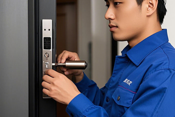 鹤岗市智能锁开锁服务,附近师傅30分钟快速上门