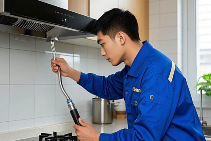 黄石市专业油烟机清洗,清洗油烟机内部、去除油垢、清洁风轮