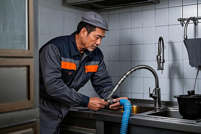 鸡西市厨房洗菜盆下水道疏通，洗菜盆地漏疏通多少钱一次