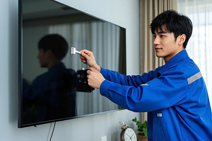 宁波市电视机上门安装挂墙,电视机上门安装多少钱一台