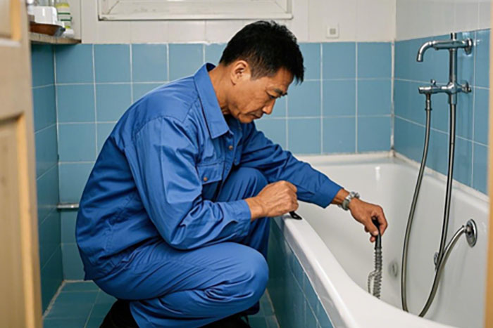 西安市浴缸下水道疏通电话，浴缸地漏疏通需要多少钱